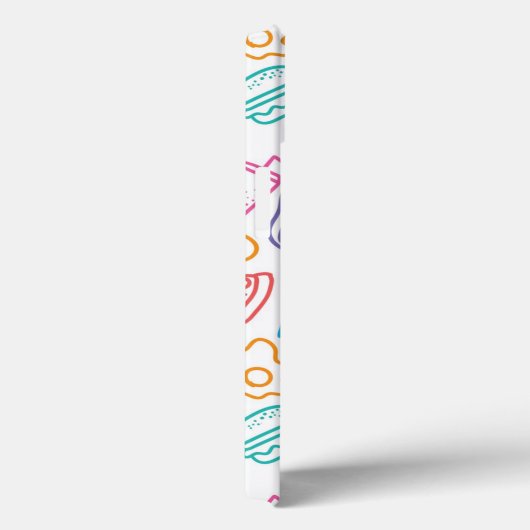 Fast food pattern Case-Mate iPhoneケース (裏面 / 右)
