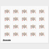 Fast Food Runner Stickers– Chicken Escape Editions スクエアシール (シート)
