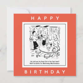 Fast Lane Cartoonでの高速道路のメンテナンスの寿命 カード