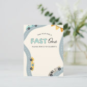 Fast One最初の誕生日の招待キッズ1st シーズンカード (スタンド正面)