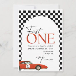 Fast One Birthday Partyへの招待 招待状