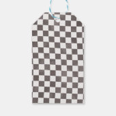 Fast ONE Birthday Race Flag 1st Birthday Theme  ギフトタグ (裏面)