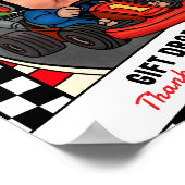 Fast ONE Custom Photo & Thank You | Gift Drop-Off ポスター (角)