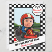 Fast ONE Favor Sign - Take One & Buckle Up! (正面)