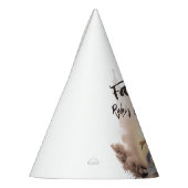 Fast One Little Racer First Birthday パーティーハット (左)