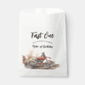 Fast One Little Racer First Birthday フェイバーバッグ (正面)