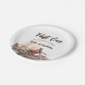 Fast One Little Racer First Birthday ペーパープレート (アングル)