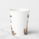 Fast One Little Racer First Birthday 紙コップ (左)