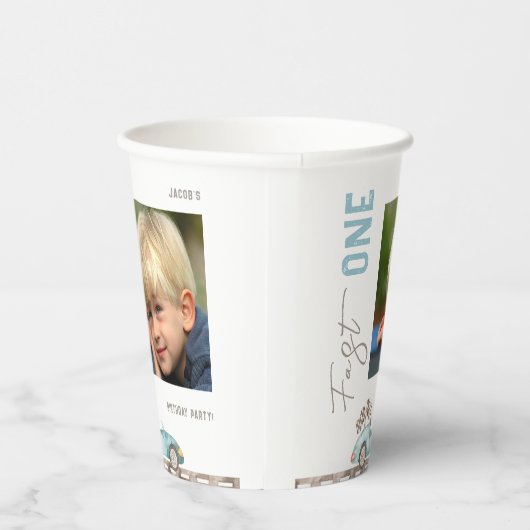Fast One Photo誕生日 紙コップ (右)