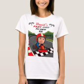 Fast ONE Pit Crew Mom | Custom Birthday Tシャツ (正面)