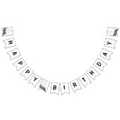 Fast One Race Car First Birthday バンティングフラッグ (全)