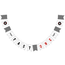 FAST ONE Racing 1st誕生日 バンティングフラッグ