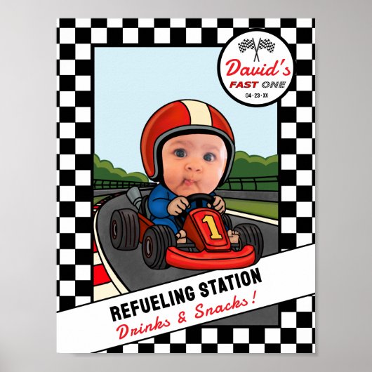 Fast ONE Refueling Station - Drinks and Snacks ポスター (正面)