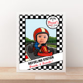 Fast ONE Refueling Station - Drinks and Snacks ポスター