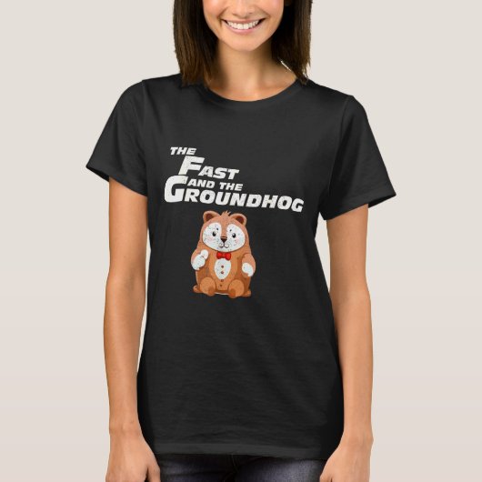 Fast Repetitive Groundhog Day Funny _1  Tシャツ (正面)