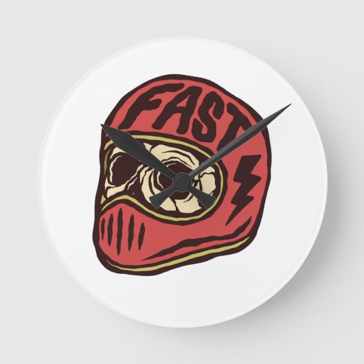 Fast Rider ラウンド壁時計 (正面)