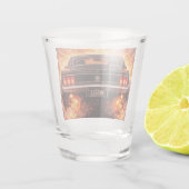 Fastback Muscle Car Fury ショットグラス (裏面)