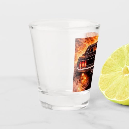 Fastback Muscle Car Fury ショットグラス (左)