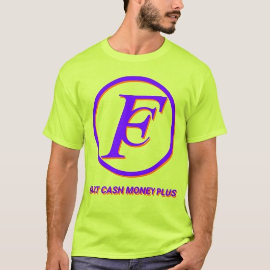 FastCash すごい PlusロゴT Tシャツ (正面)