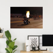 "FASTEST TOP FUEL DRAG BIKE ON THE PLANET ポスター (ホームオフィス)