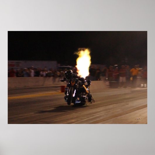 "FASTEST TOP FUEL DRAG BIKE ON THE PLANET ポスター (正面)