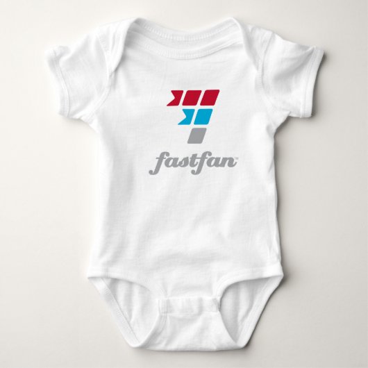 fastfan™のベビーのクリーパー ベビーボディスーツ (正面)