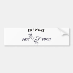 FASTFOOD_DEER バンパーステッカー