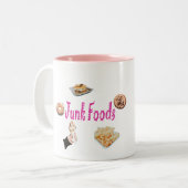 FastFoodGraphics ツートーンマグカップ (正面左)