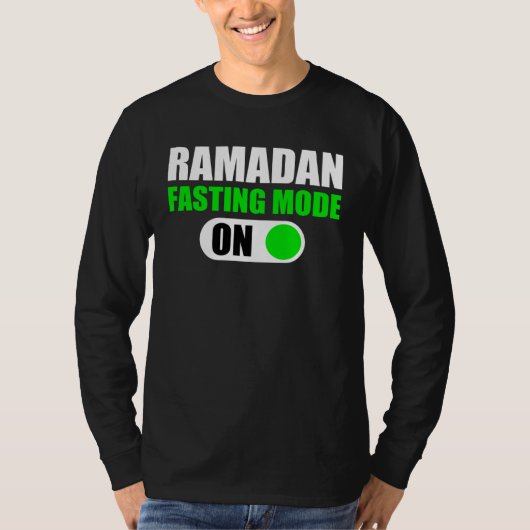 Fasting Mode On Ramadan Kareem Ramadan Mubarak Mon Tシャツ (正面)
