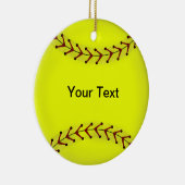 Fastpitchのソフトボールのオーナメント セラミックオーナメント (右)