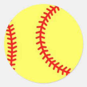 Fastpitchのソフトボールのステッカー ラウンドシール