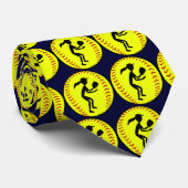 Fastpitchのソフトボールのタイ ネクタイ (ロール)