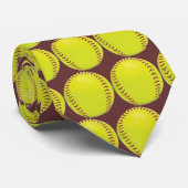 Fastpitchのソフトボールのタイ ネクタイ (ロール)