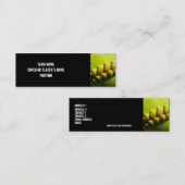 Fastpitchのソフトボールのプロフィールカード スキニー名刺 (正面/裏面)