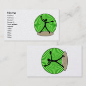 Fastpitchのソフトボールの名刺 名刺 (正面/裏面)