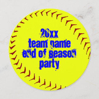 Fastpitchのソフトボールの招待状 招待状