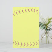 Fastpitchのソフトボールの文房具 便箋 (スタンド正面)