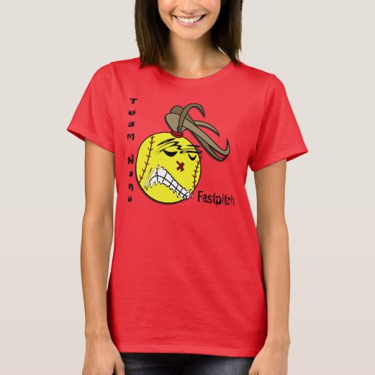 FastpitchのソフトボールのTシャツ Tシャツ (正面)