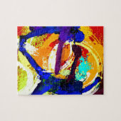 Fastpitchのソフトボールプレーヤー ジグソーパズル (横)