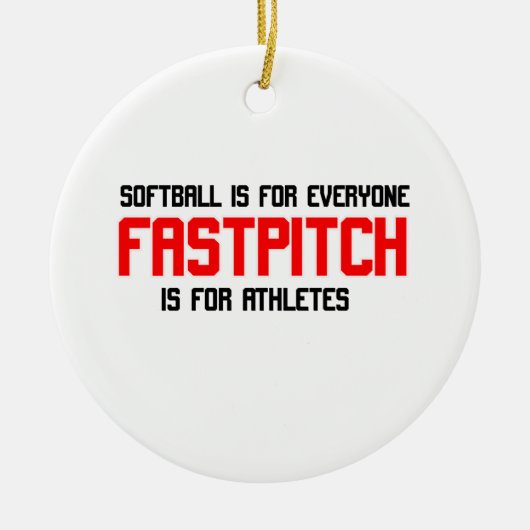 FastPitch セラミックオーナメント (正面)