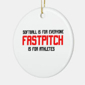 FastPitch セラミックオーナメント (左)