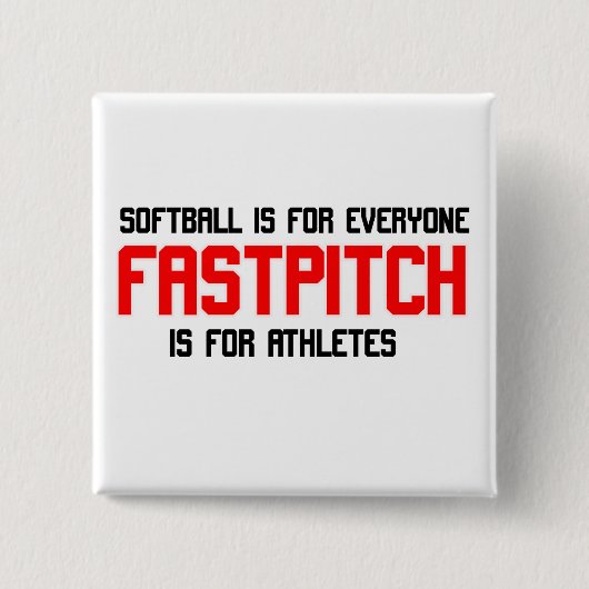 FastPitch 缶バッジ (正面)