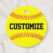 Fastpitch Softballパーティーカスタムチーム/プレイヤー名 フェイバータグ (正面)