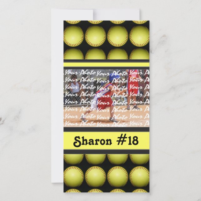 Fastpitch Softballフォトカード (正面)