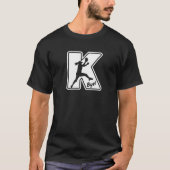 Fastpitch Softball Pitcher Strikeout K Bye Funny S Tシャツ (正面)