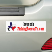 fat%20logo%20#001_AZ, FishingAcrossTx.com, heycods バンパーステッカー (車上)
