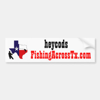 fat%20logo%20#001_AZ, FishingAcrossTx.com, heycods バンパーステッカー