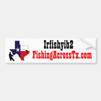 fat%20logo%20#001_AZ, FishingAcrossTx.com, Irfi... バンパーステッカー