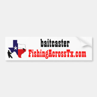 fat%20logo%20#001_AZ, FishingAcrossTx.com, Scoo... バンパーステッカー
