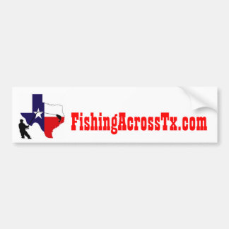 fat%20logo%20#001_AZ, FishingAcrossTx.com, Scoo... バンパーステッカー